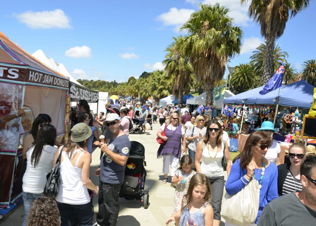 Crowd Of People on the Market