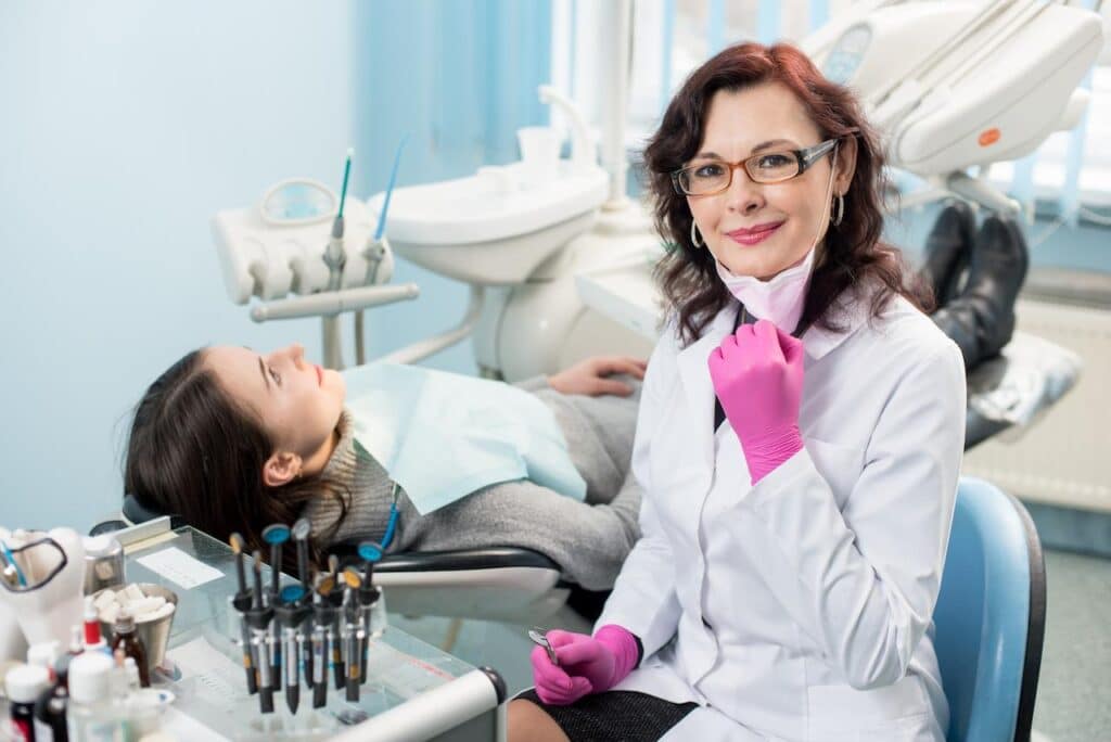 Dentalspa Geelong. Dentist Have a Patient 