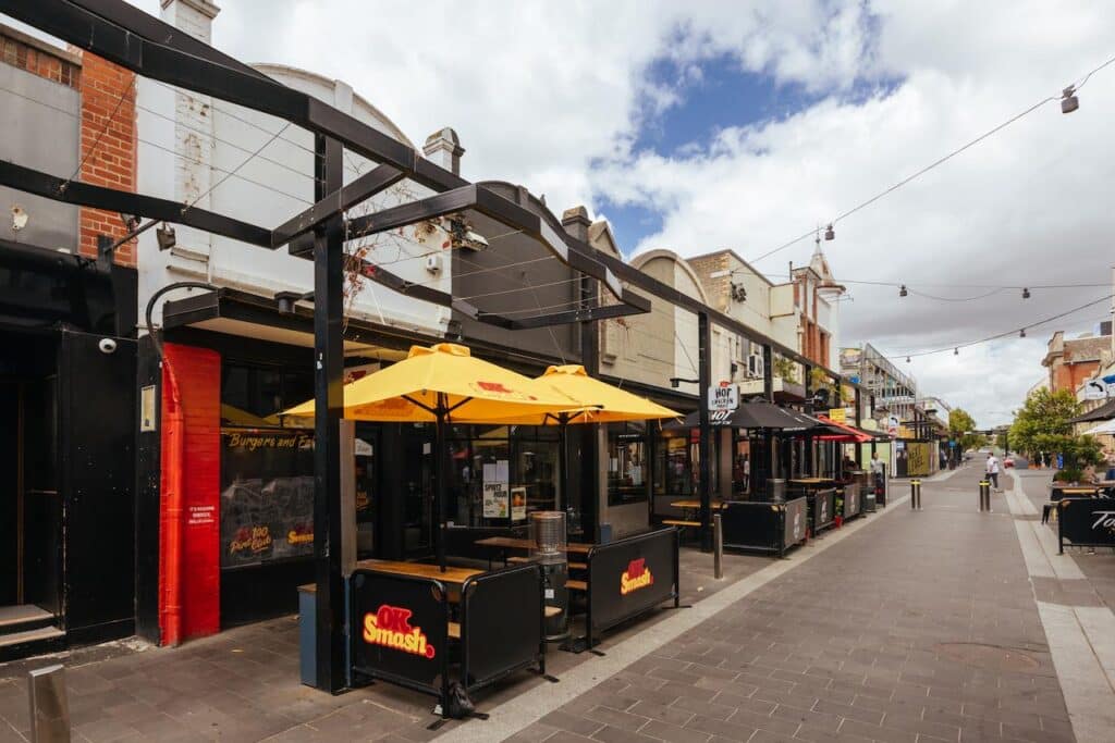 Little Malop St in Geelong 