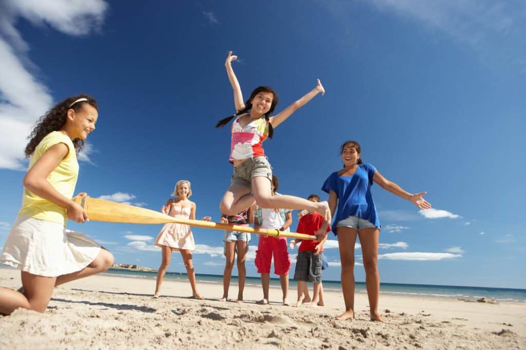 Teens are Enjoying in the Sun 